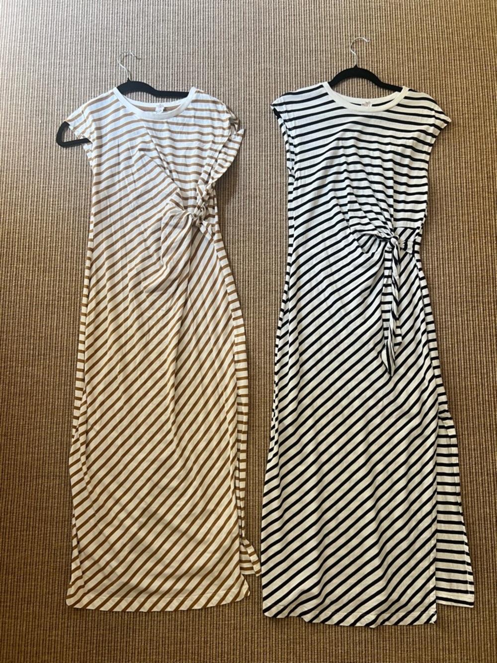 2 dresses- NWOT Daily practice from Anthropologie  Tie-Waist Maxi Dress -